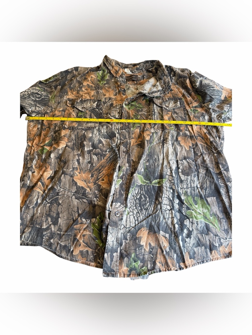 Men’s Hunting VTG TreBark Long Sleeve Camo, Button Up : by Lynch / Size: READ📍